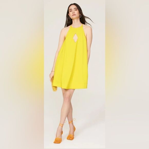 ASHLEY PARK & RTR Yellow Swing Dress Size Small - Picture 1 of 9